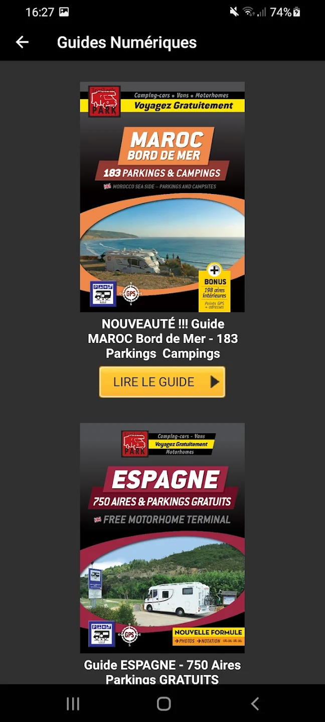 Bibliothèque des guides numériques